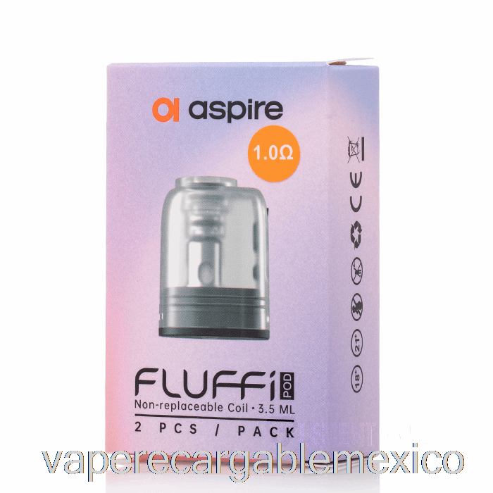 Vape Recargable Aspirar Vainas De Repuesto Fluffi Vainas De 1.0ohm Fluffi